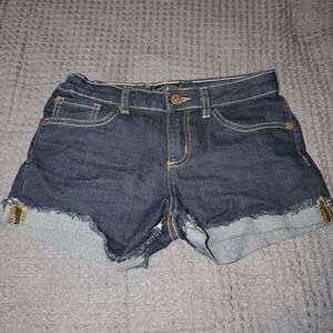 LUCKY brand girls jean shorts with adjustable waist